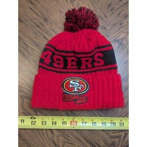 NFL San Francisco 49ers Beanie Cuffed Fleece Lined New Era